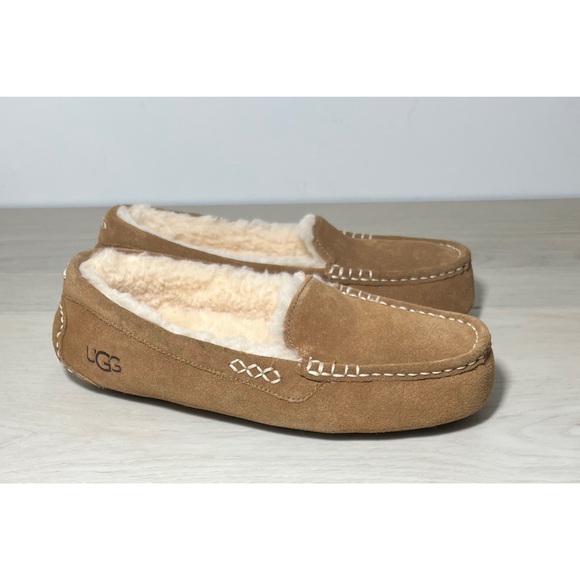 NEW Women’s UGG Ansley Suede slippers Size 10 - Picture 4 of 12